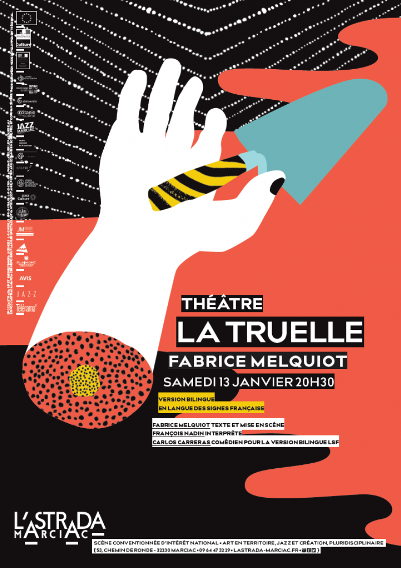 LA TRUELLE de Fabrice Melquiot • version LSF • Sam 13 jan, 20h30