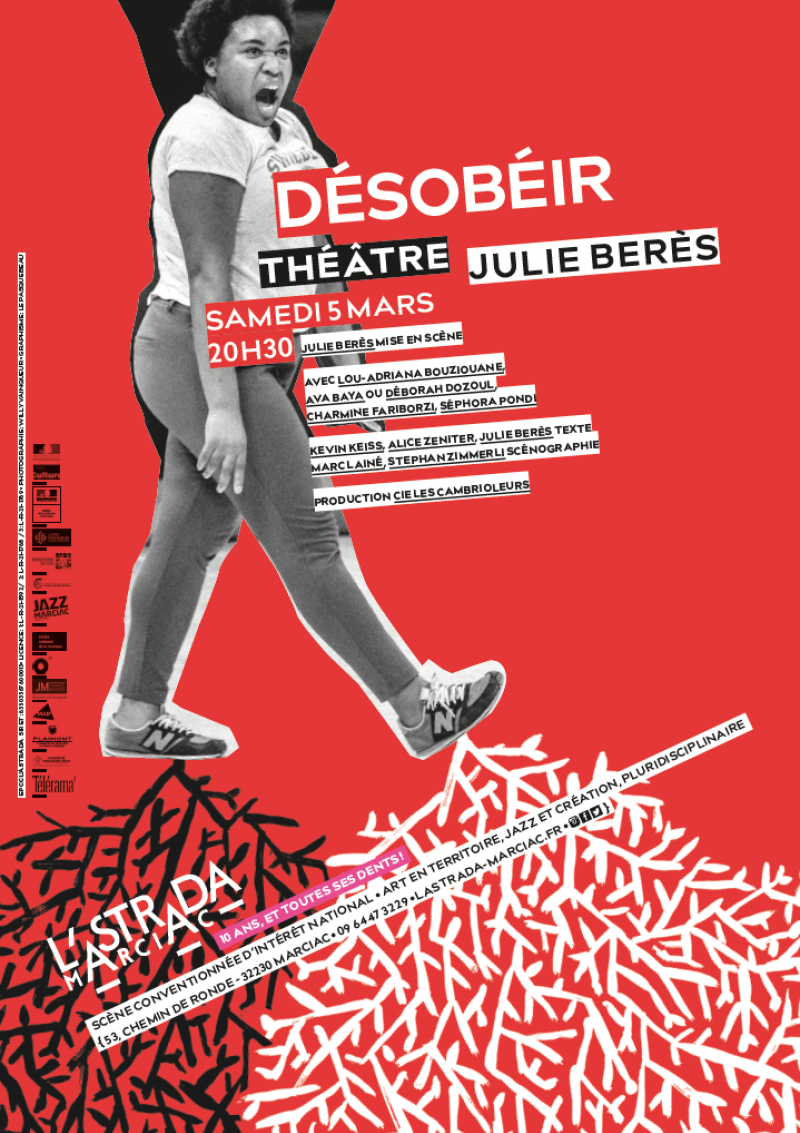 Théâtre : "Droit dans mes bottes" de Marie Delmarès [18/2] // "Désobéir" de Julie Berès [5/3]