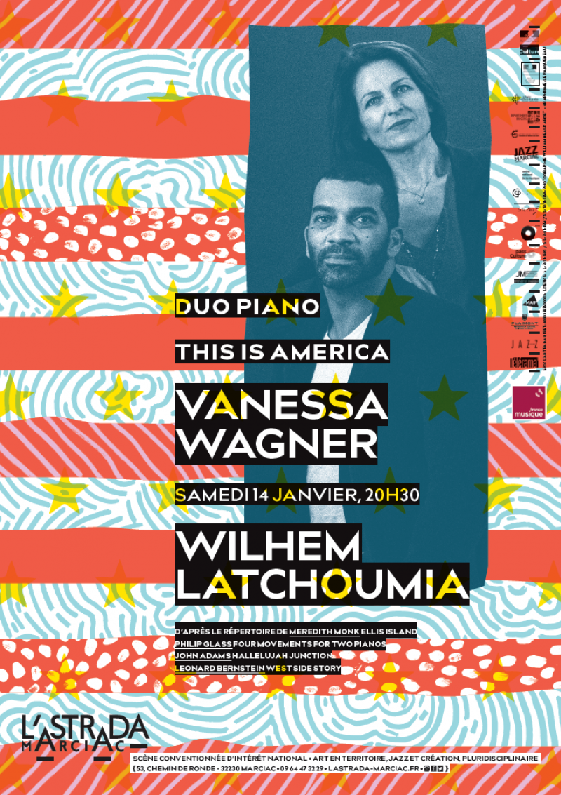 Vanessa Wagner & Wilhem Latchoumia • This is America • Samedi 14 janvier 20h30
