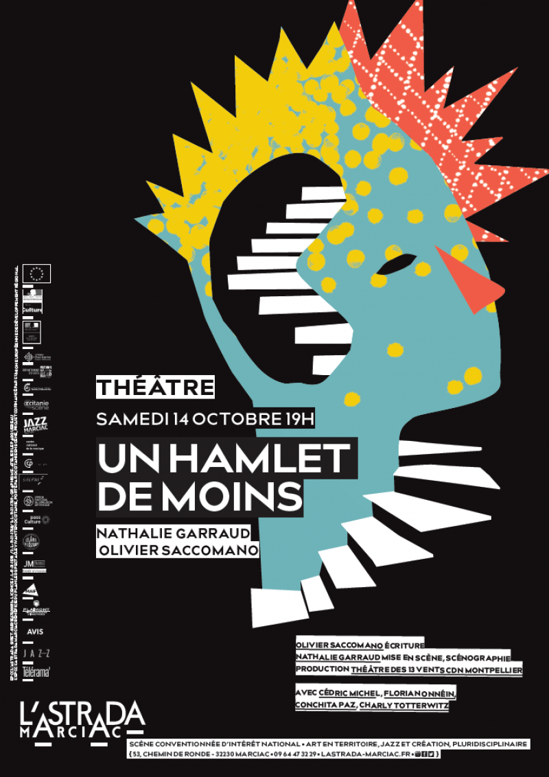 « Un Hamlet de moins » de Nathalie Garraud et Olivier Saccomano • Samedi 14 octobre 19h