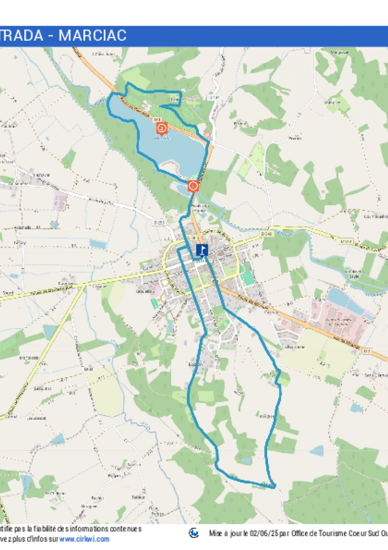 Le circuit de la balade champêtre